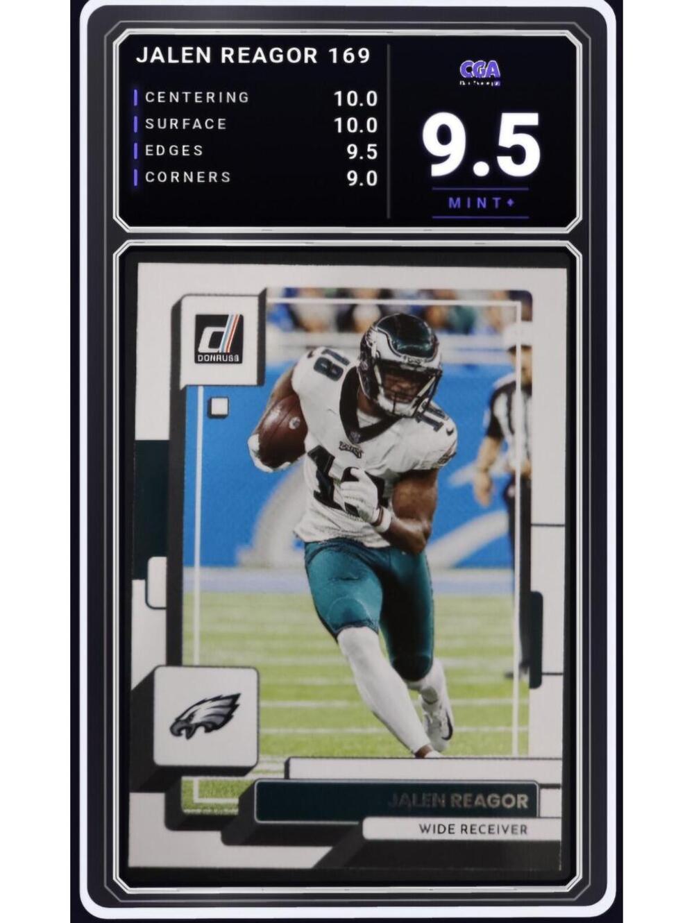 2022 Panini Donruss #169 Jalen Reagor Philadelphia Eagles -CGA 9.5 Digital Grade